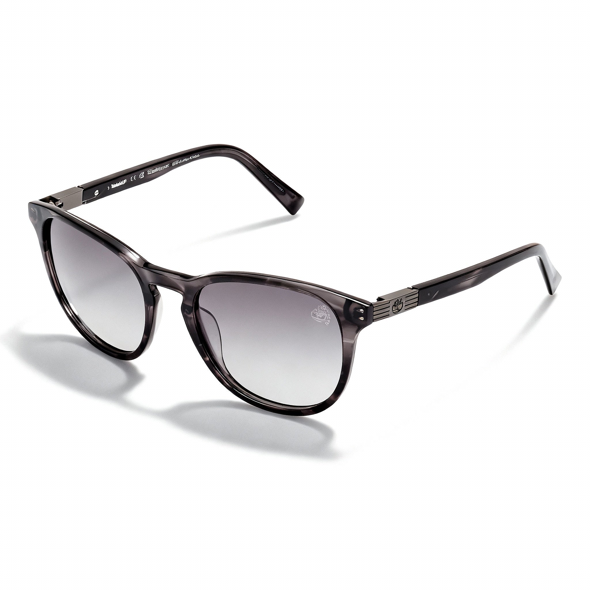 Timberland Modern Men's Grey Plastic Frame Polarized UV Protected Smoke Lens Sunglasses 53-19-140