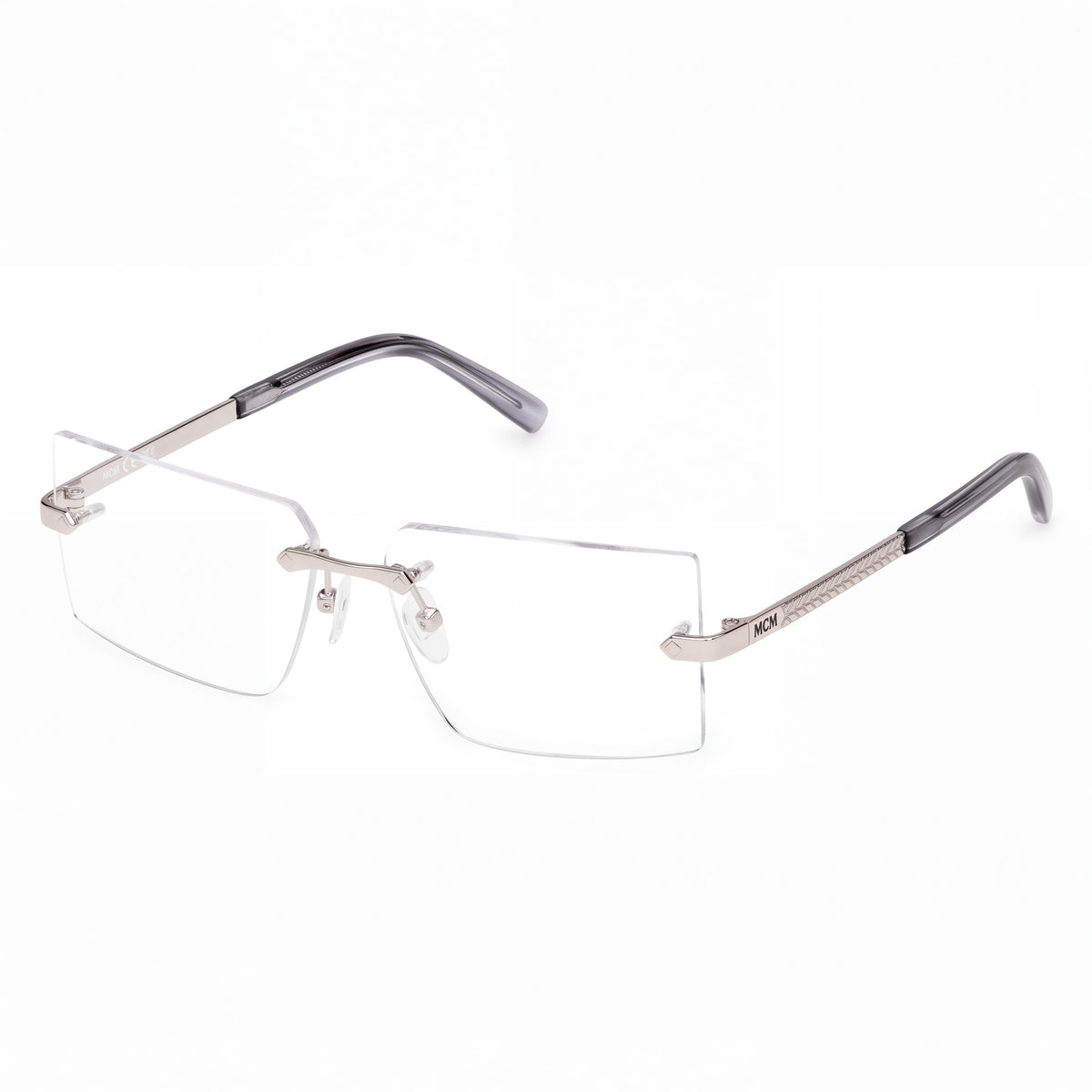 MCM WORLDWIDE Casual Women's Metal Eyeglasses with Shiny Palladium Frame, Lens 56mm, Bridge 13mm, Temple 145mm, Photo 1