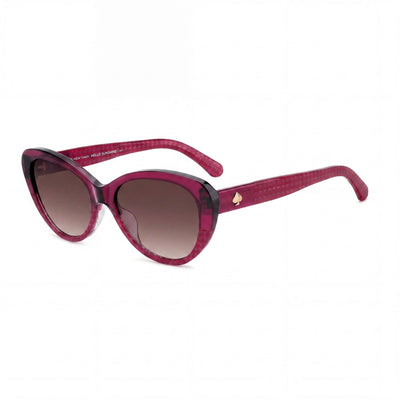 kate spade new york Ks Josi/S Women's Acetate Burgundy Wine Pink Doubleshade Frame Pink Doubleshade Lenses UV Protection 55mm