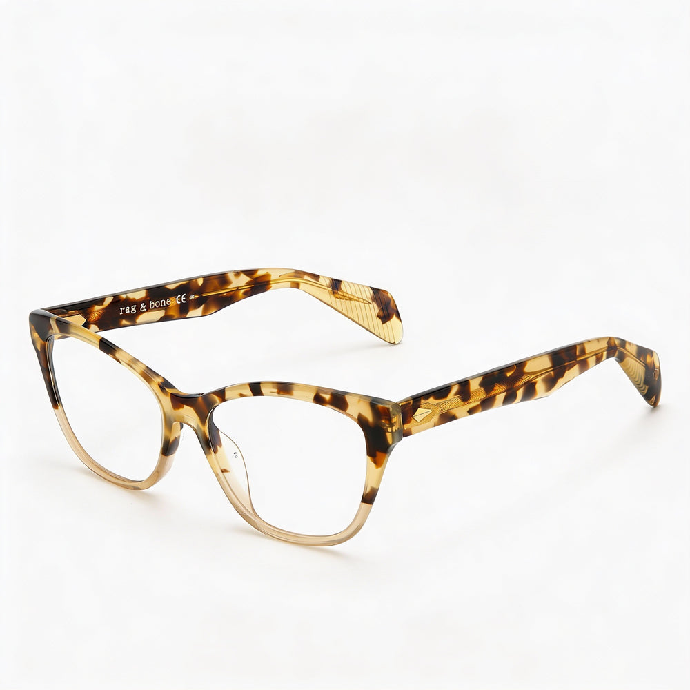 rag & bone Modern Women's Injected Frame Havana Non-polarised Eyewear 54mm