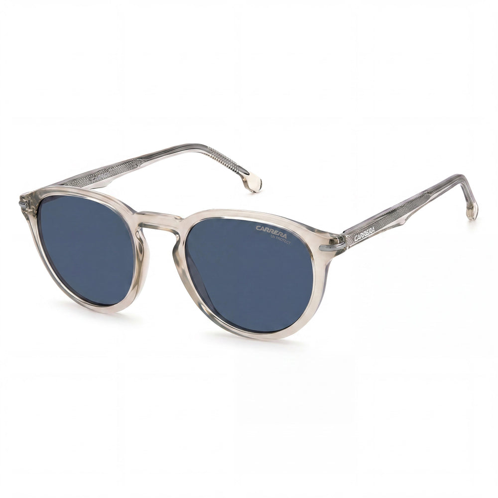 Carrera 277/S Unisex Propionate Transparent Mud Brown Sunglasses, Crystal Nude Blue Non-Polarized UV Protected Lenses 50mm
