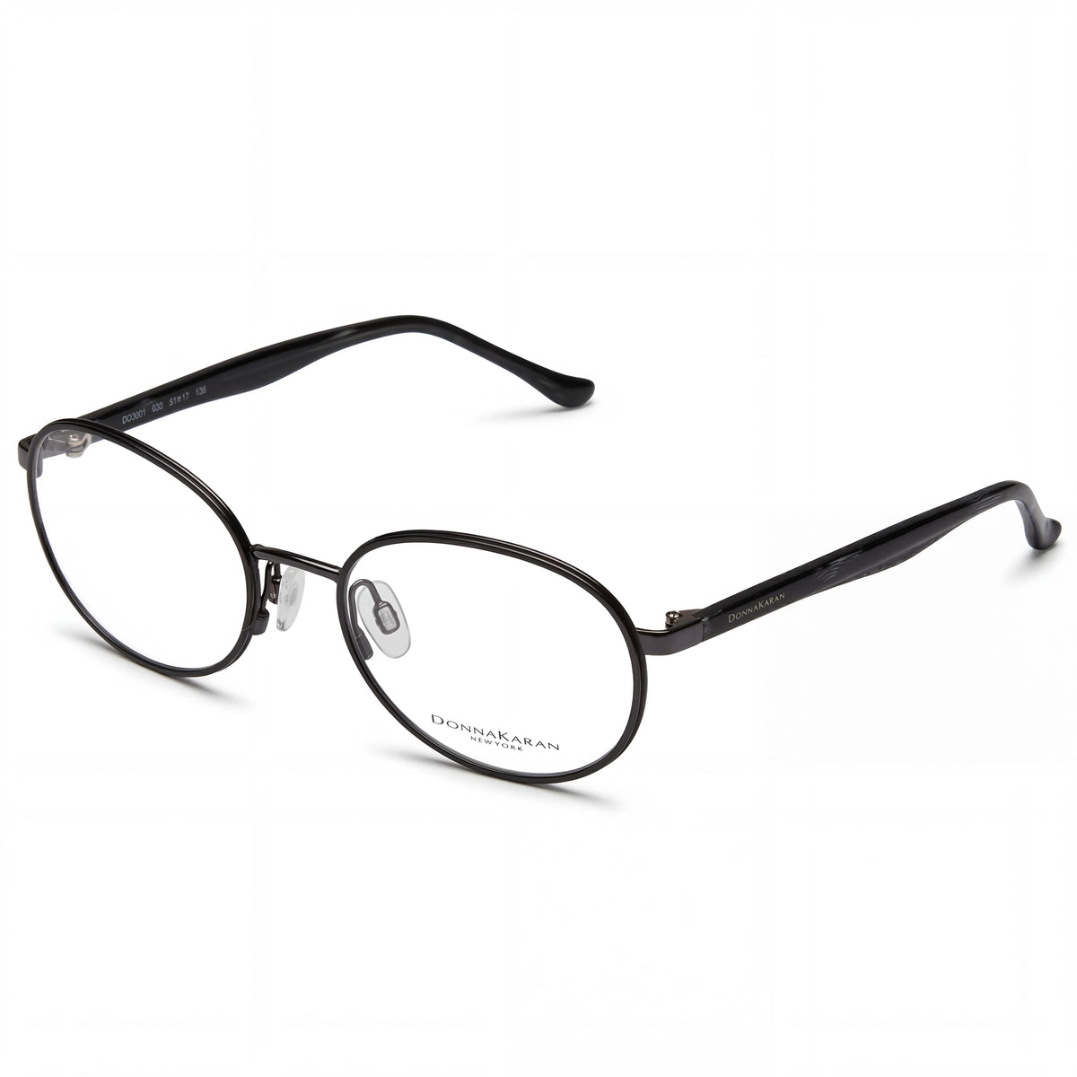 Donna Karan Modern Unisex Gunmetal Acetate Frame Sunglasses 51mm Lens, 17mm Bridge, 135mm Temple, Photo 1