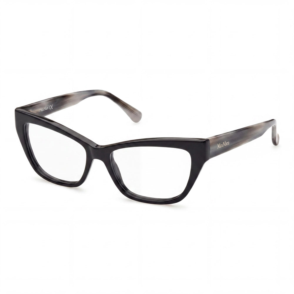 Gafas de sol MaxMara MM5053 de acetato para mujer, montura negra, lentes color habana, 53-16-140 mm