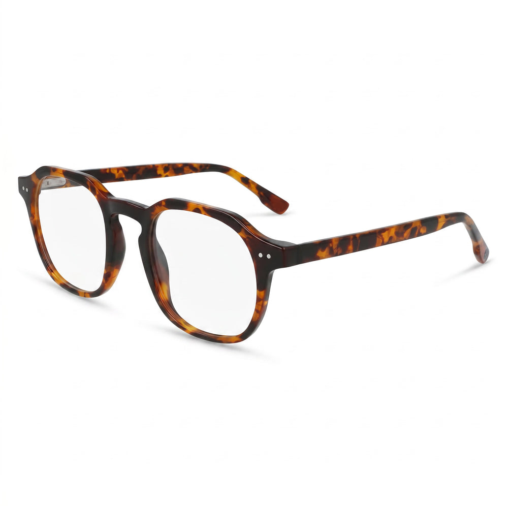 Gafas de sol polarizadas transparentes MCALLISTER Mc4535 para hombre, con montura de metal color carey, de 48 mm