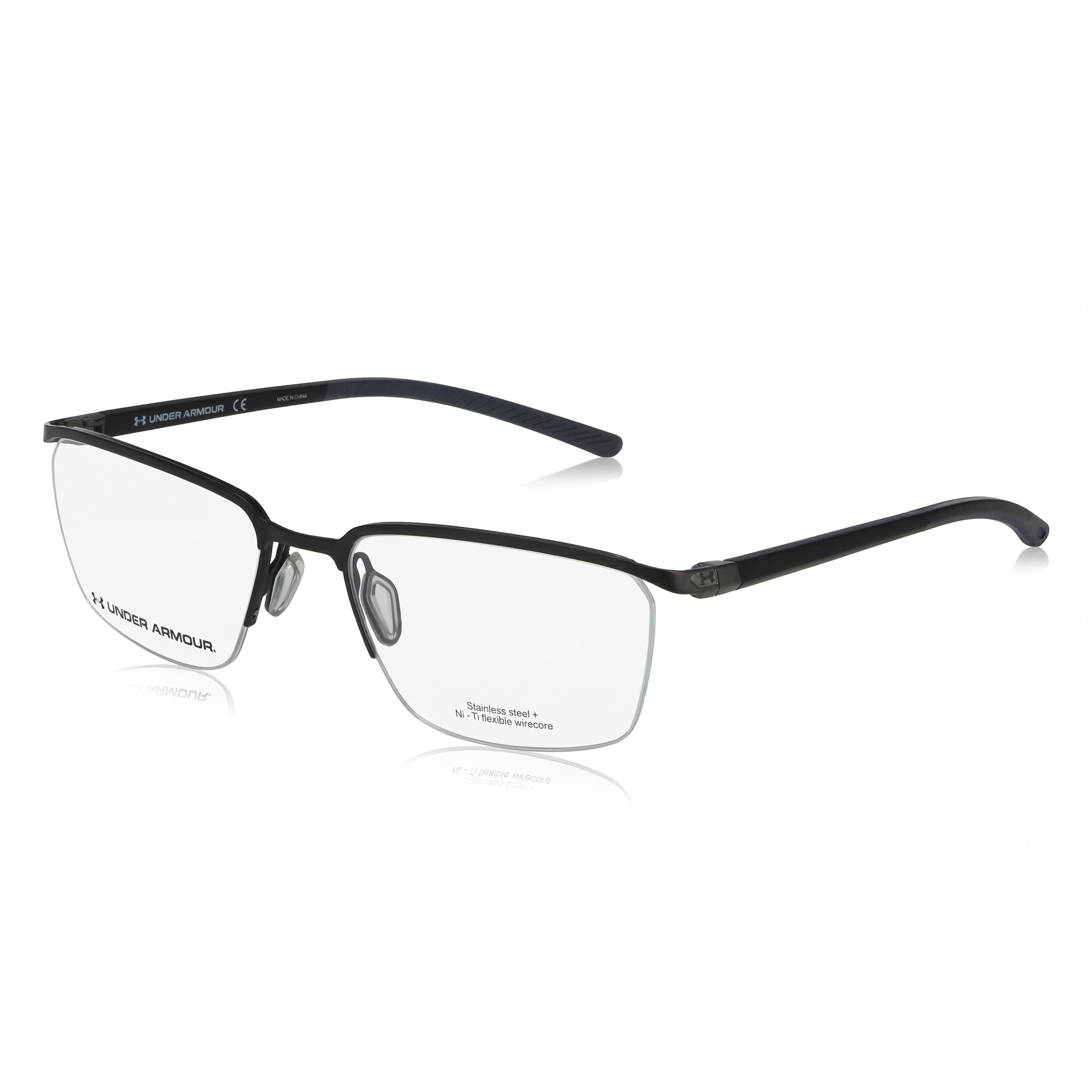 Under Armour Men's Ua 5002/G Metal Optical Eyeglasses with Non Lenses Dark Ruthenium 57mm, Photo 1