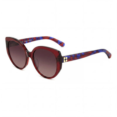 kate spade new york Seraphina/G/S Women's Red Ecological Oil Frame Non-Polarized Sunglasses 55mm Lens Width