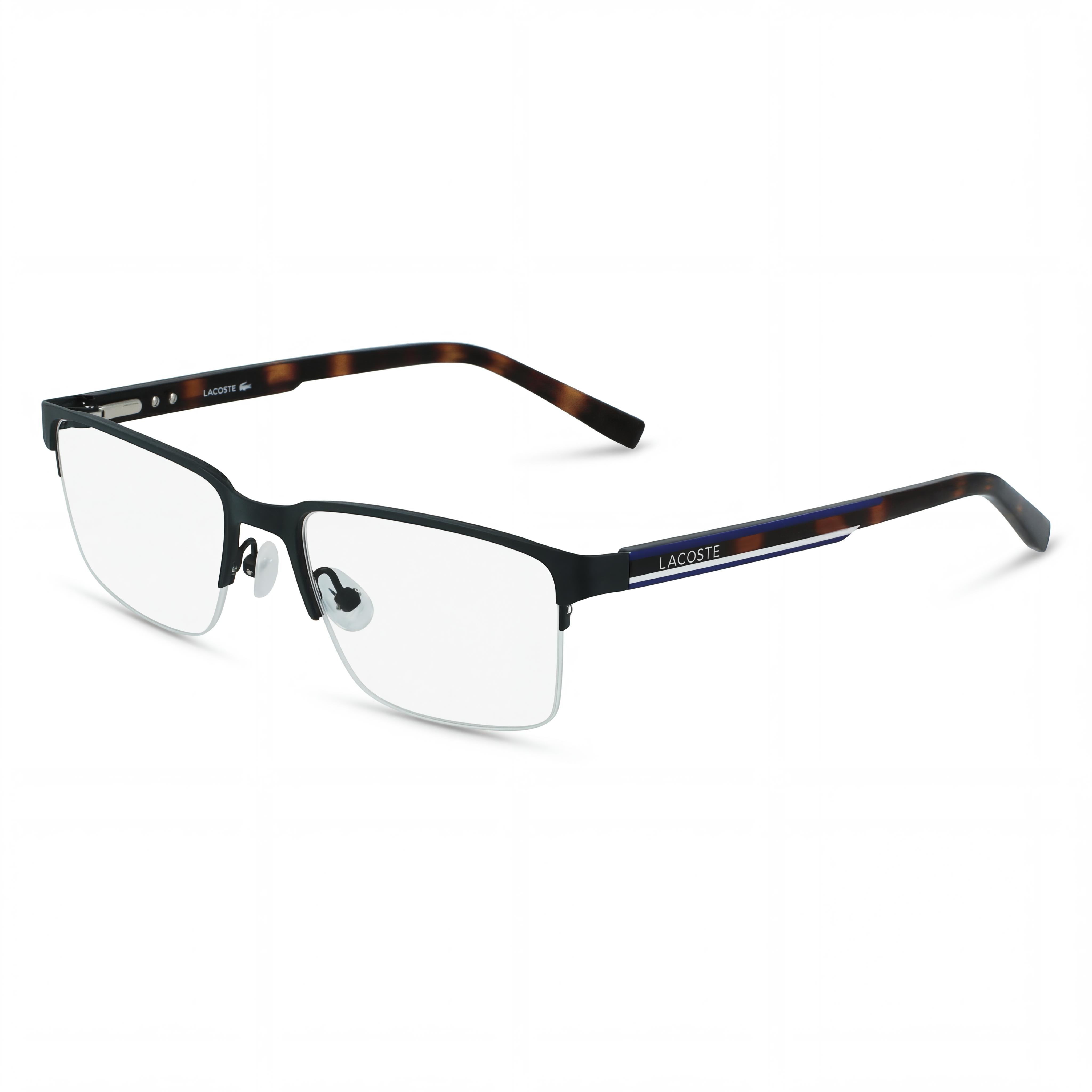 Gafas de sol Lacoste CASUAL unisex con montura de acetato, lentes de policarbonato semimate marrón 55-19-145 mm, Photo 1