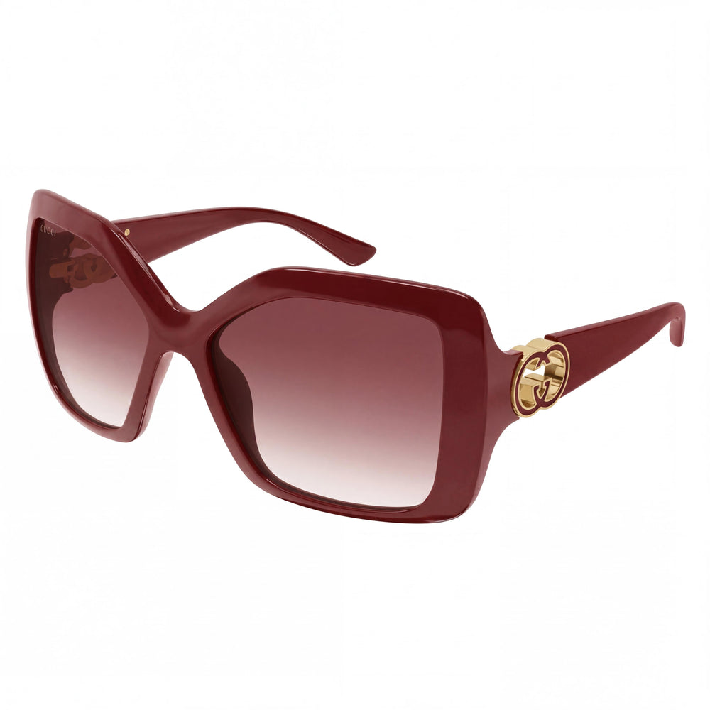 Gucci Modern GG2015S-002 Unisex Black Frame Black Lens Sunglasses, 18mm Bridge, 145mm Temple