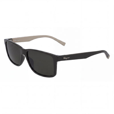 Salvatore Ferragamo SF938S 40796 Unisex Plastic Sunglasses Dark Green Beige 57mm