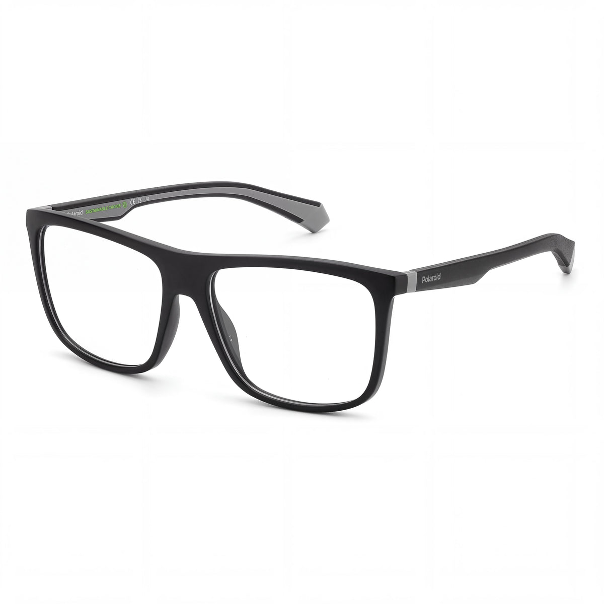 Montura de plástico multicolor para mujer Polaroid D516, gris negro mate sin lentes, 56 mm, Photo 1