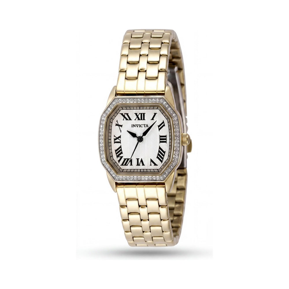Invicta Wildflower 49000 Women's Stainless Steel Silver Dial Quartz Bracelet Watch 27mm