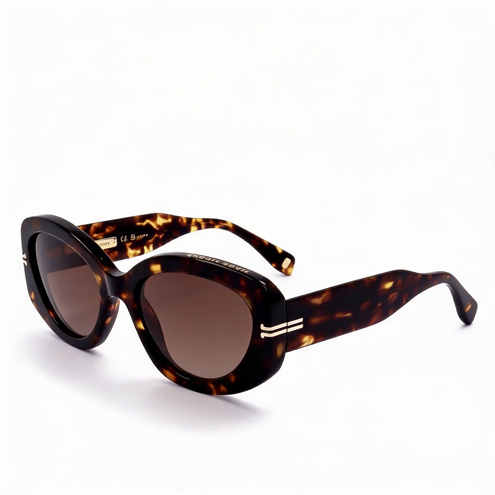 Marc Jacobs Casual Women's Havana Acetate Frame Brown Shaded Polycarbonate Lens Sunglasses 56mm, Photo 1
