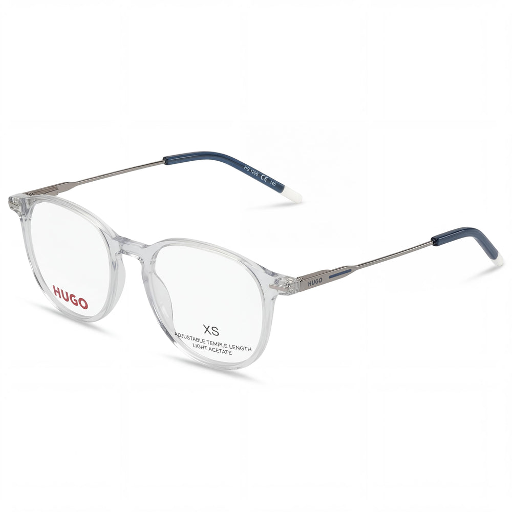 Hugo Boss Modern Hg 1206 Unisex Grey Ruthenium Magnesium Frame Grey Ruhteni Polycarbonate Non-Polarized Sunglasses 50mm