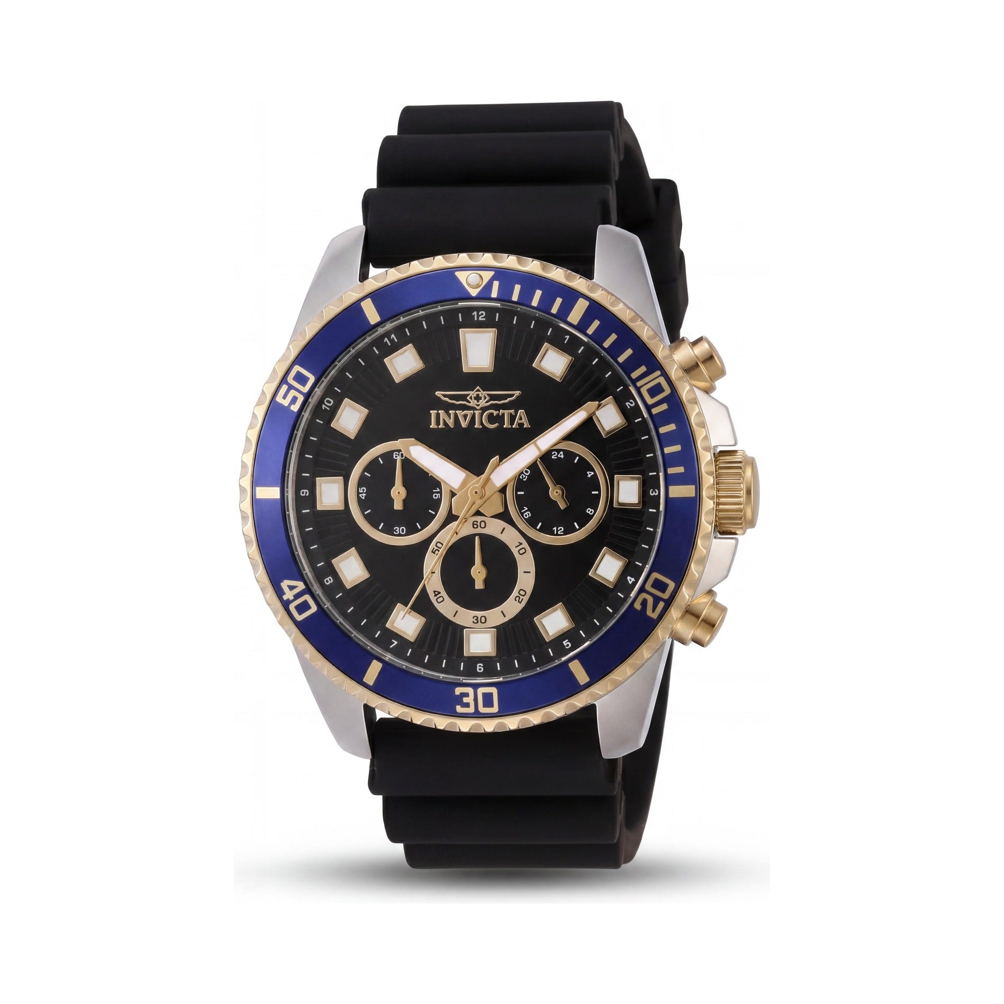 Invicta Pro Diver 46121 Men's Silver Black Chronograph Watch, 45mm, Photo 1