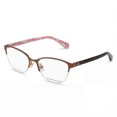 Kate Spade New York Adalina Gafas de Sol para Mujer con Montura Metálica, Color Marrón Mate y 51 mm de Ancho de Lente
