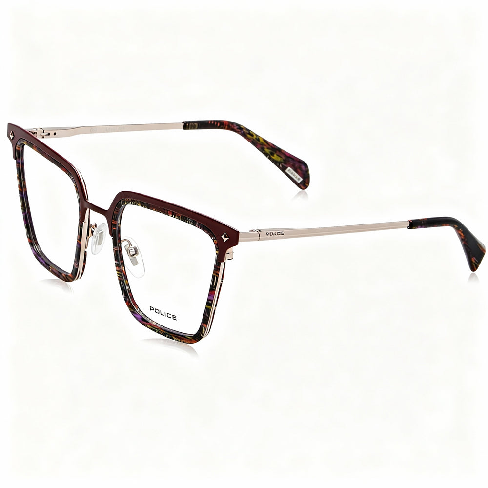 Gafas de sol unisex Police VPLG25 de acetato y metal, no polarizadas, 0K99, protección UV, 51 mm