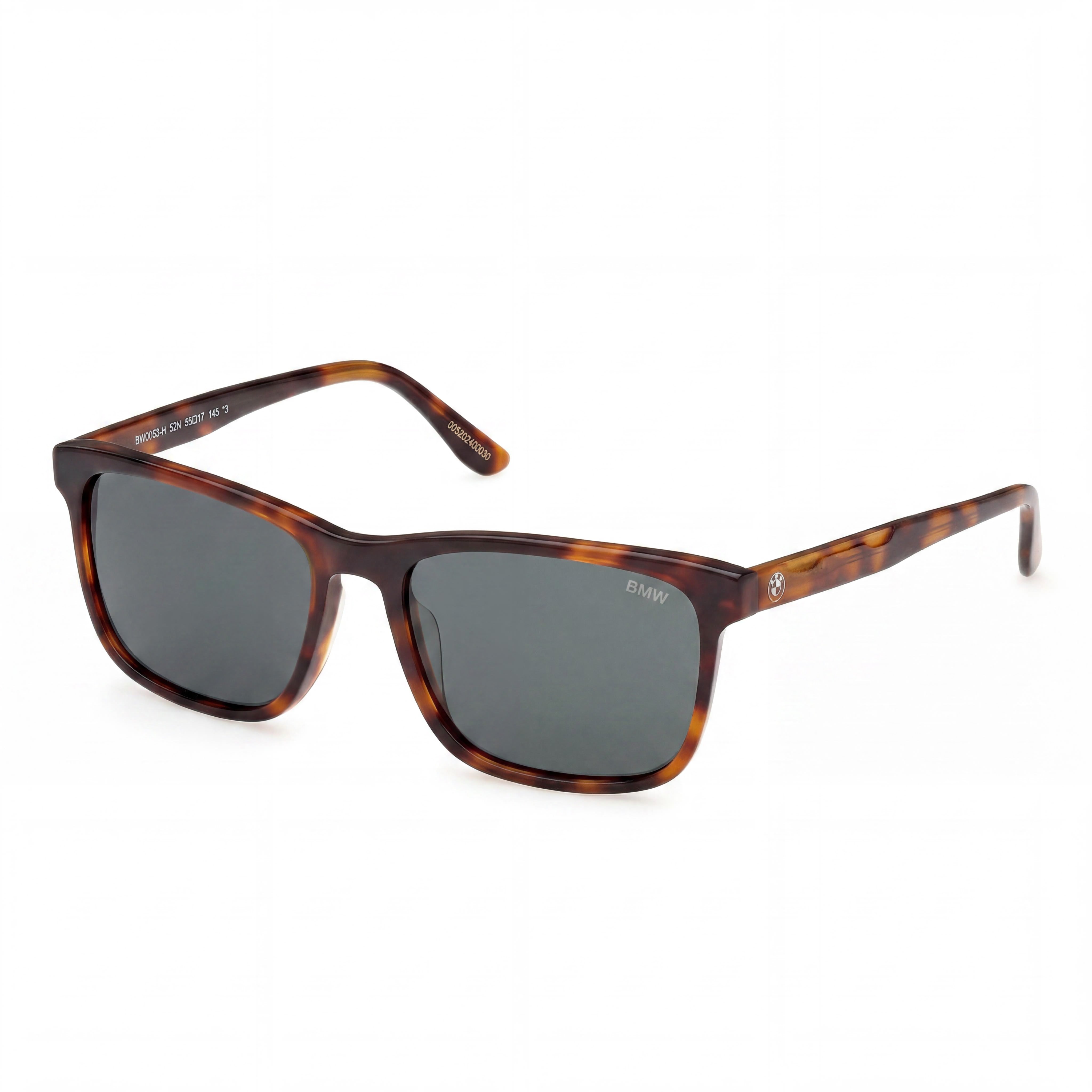 BMW Bw0053-h Women's Sunglasses with Havana Acetate Frame and Dark Havana Lenses, 55mm, UV Protected, Photo 1