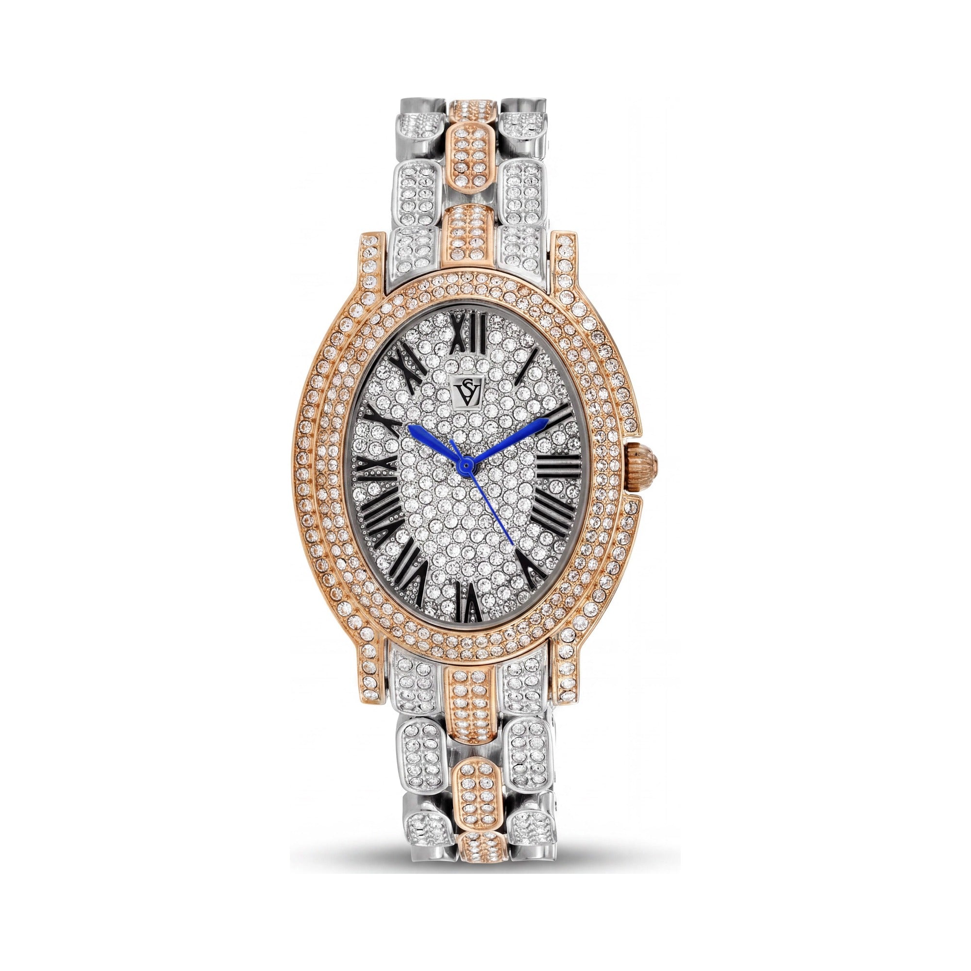 Christian Van Sant CV7234 Women's Chronograph Silver-Tone Stainless Steel Bracelet Watch, Photo 1