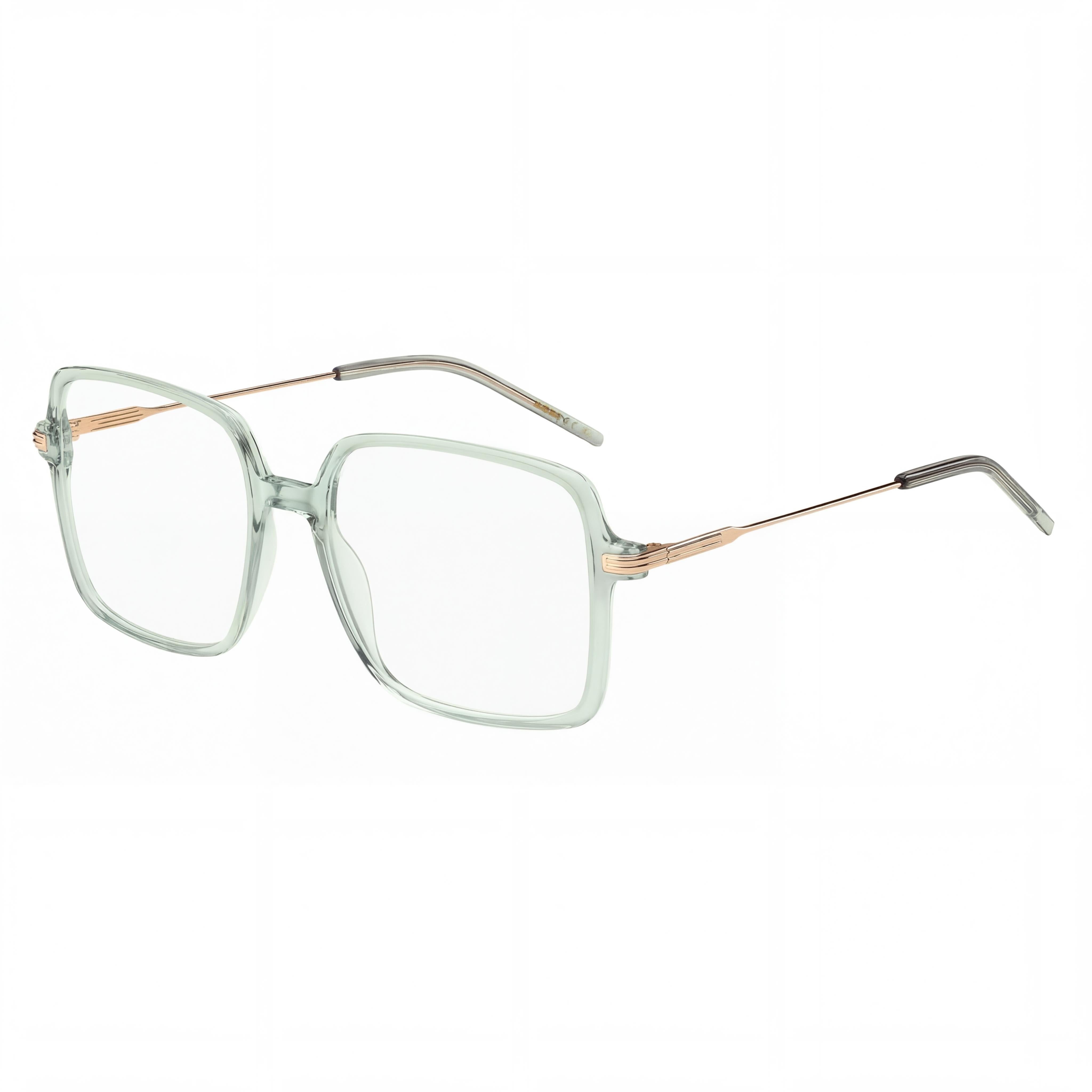 Hugo Boss Modern Women's Metal Frame Optical Eyeglasses in Aqua Color, Lens Width 54mm, Bridge 17mm, Temple 140mm, Photo 1