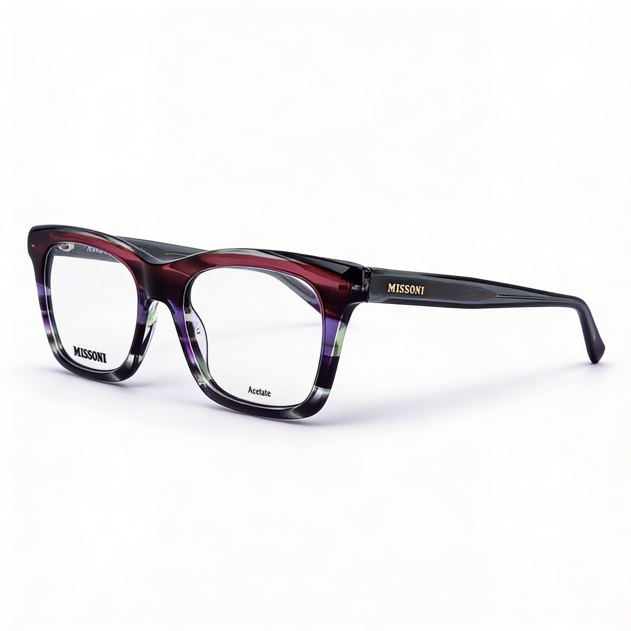 Gafas Missoni Modern de acetato para mujer Viobrw Horne con lentes de policarbonato no polarizadas 50-18-145mm, Photo 1