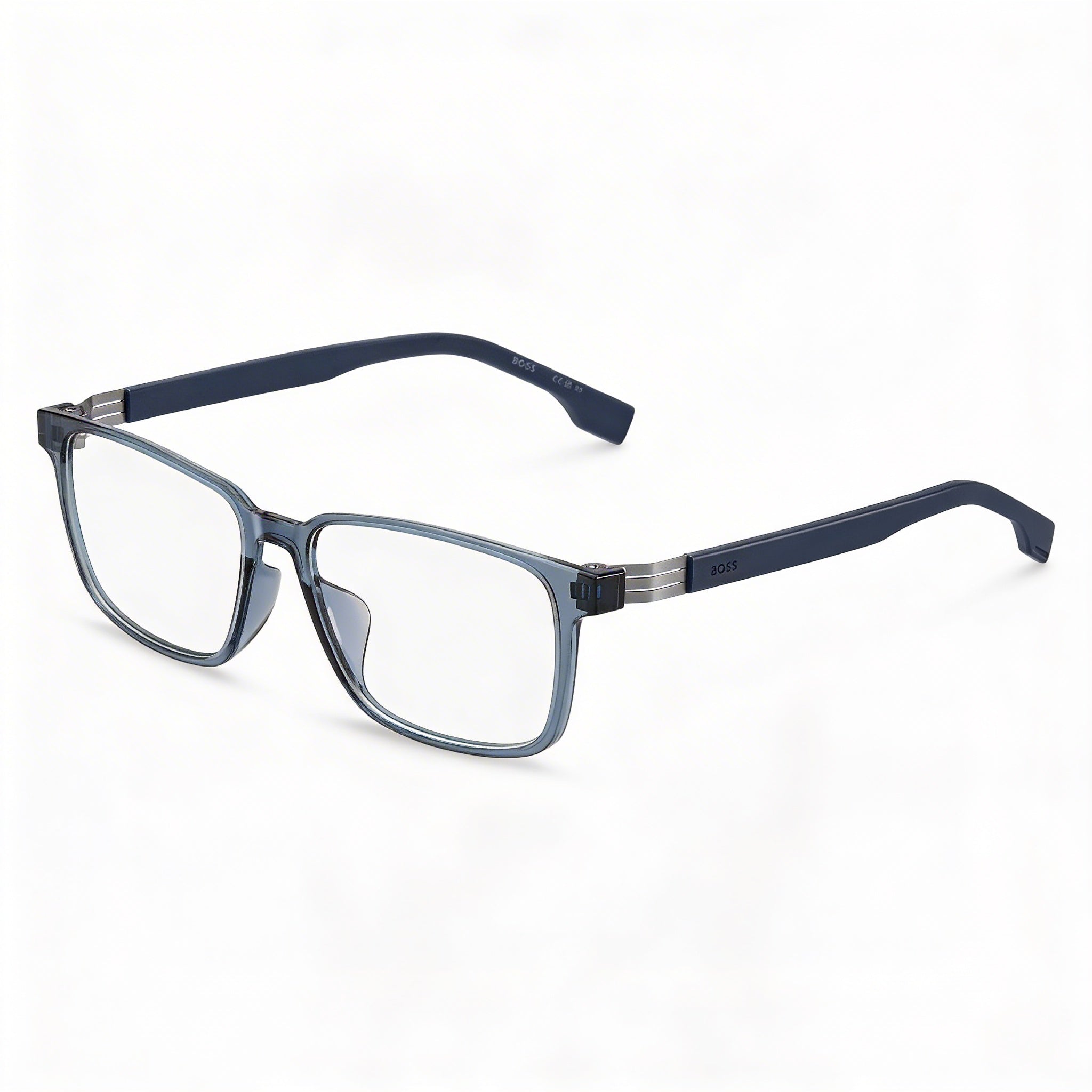 BOSS Audio Systems VISTA BOSS 1618/F Gafas para Hombre con Montura de Poliamida No Polarizadas Lente Transparente 55 mm, Photo 1