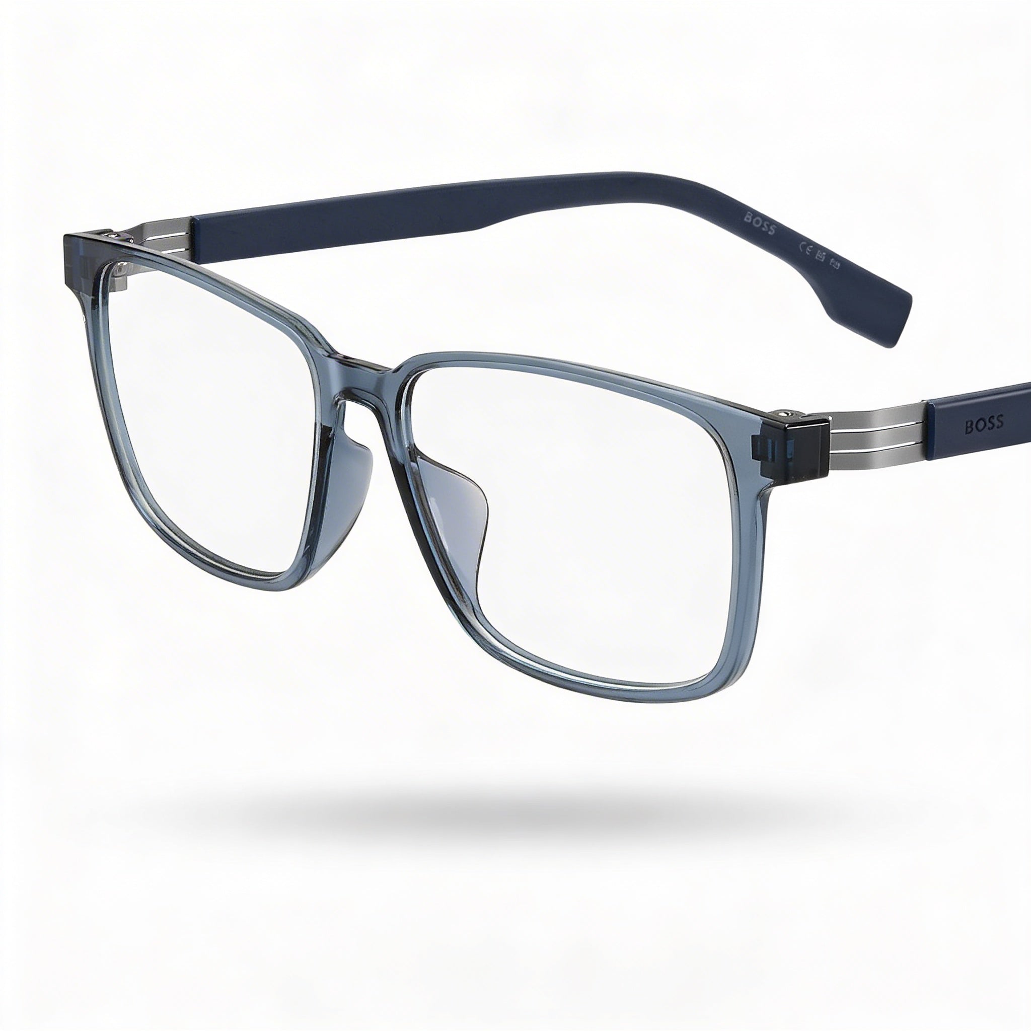 Hugo Boss VISTA BOSS 1618/F Gafas sin polarizar transparentes de poliamida casuales para hombre 55-16-150, Photo 2