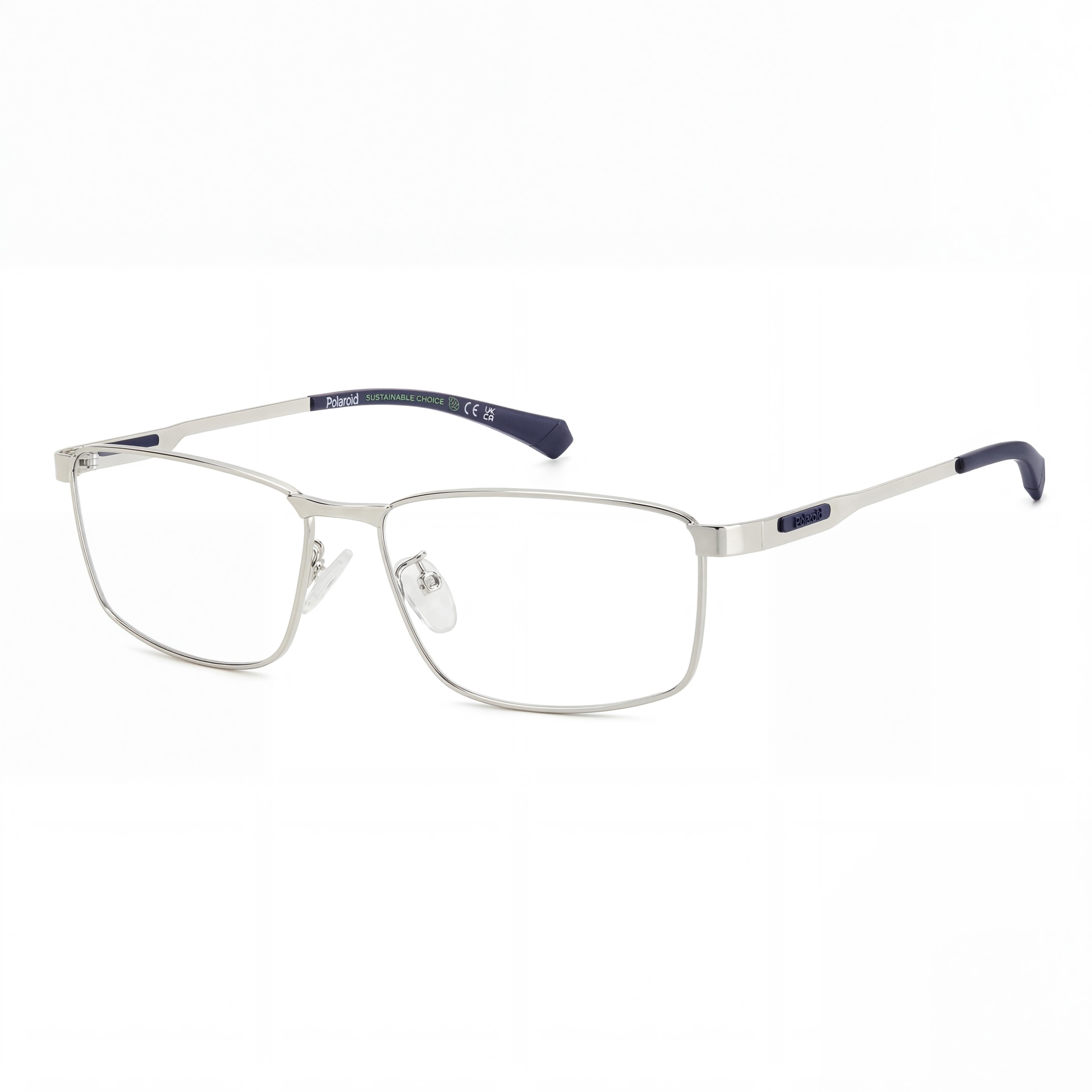 Polaroid Casual PLD D534/G Men's Palladium ECO STAINLESS STEEL Non Eyeglasses 57-15-145mm, Photo 1