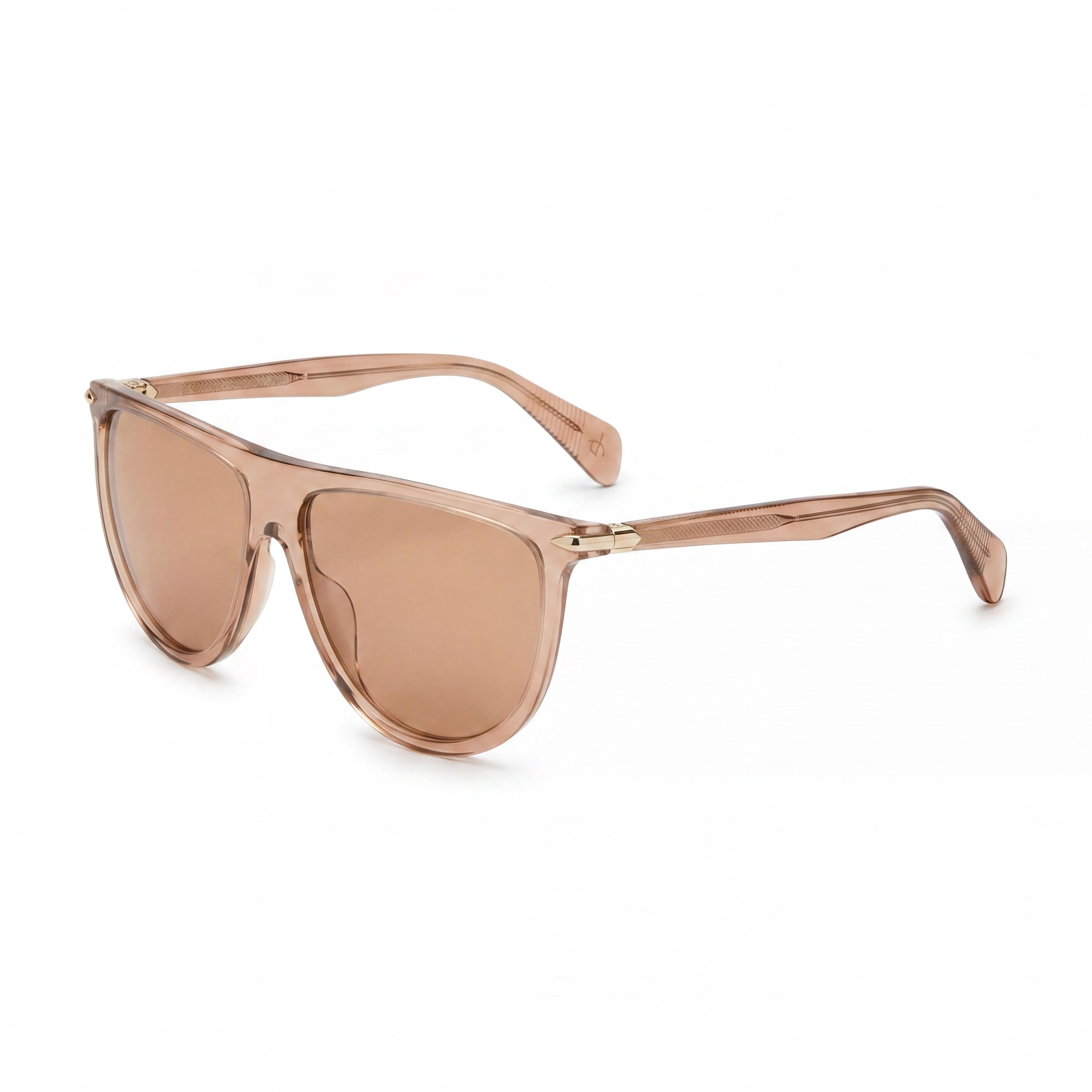 rag & bone Classic Women's Brown Acetate UV Protection Sunglasses 57mm, Photo 1