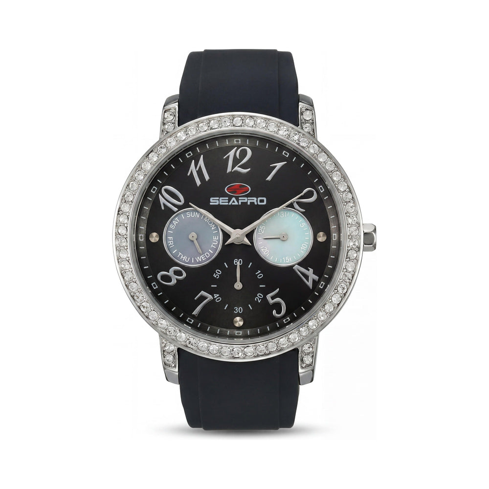 Seapro Casual SP4413 Women's Grey Stainless Steel Watch, 52mm