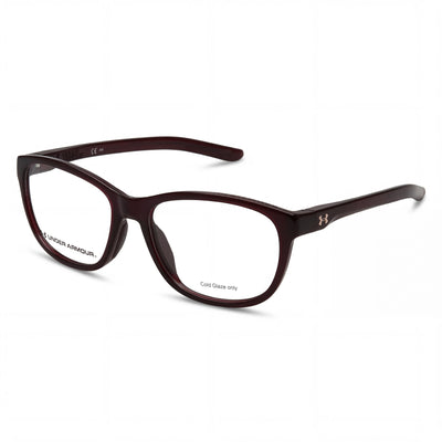 Under Armour Ua 5025 Women's Rectangular Polyamide Optical Frames Crystal Red 53mm
