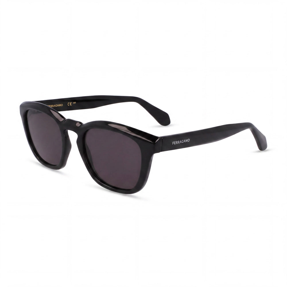 Ferragamo Sf2040se Gafas Unisex de Titanio y Plástico Negro UV 400 No Polarizadas Talla 50-21-145