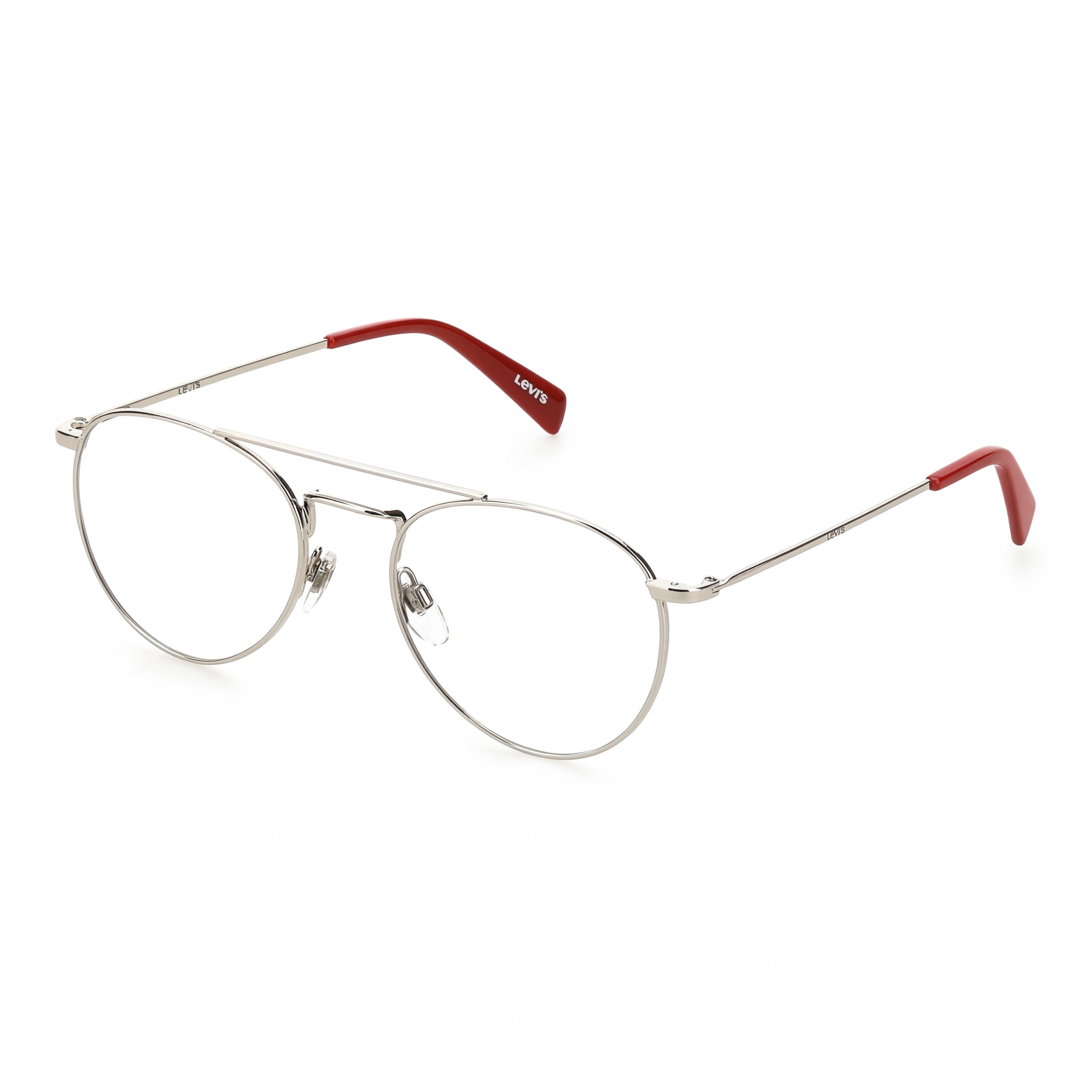Levi's Lv 1006 Unisex Metal Palladium Demo Lens Eyeglasses 52mm, Photo 1
