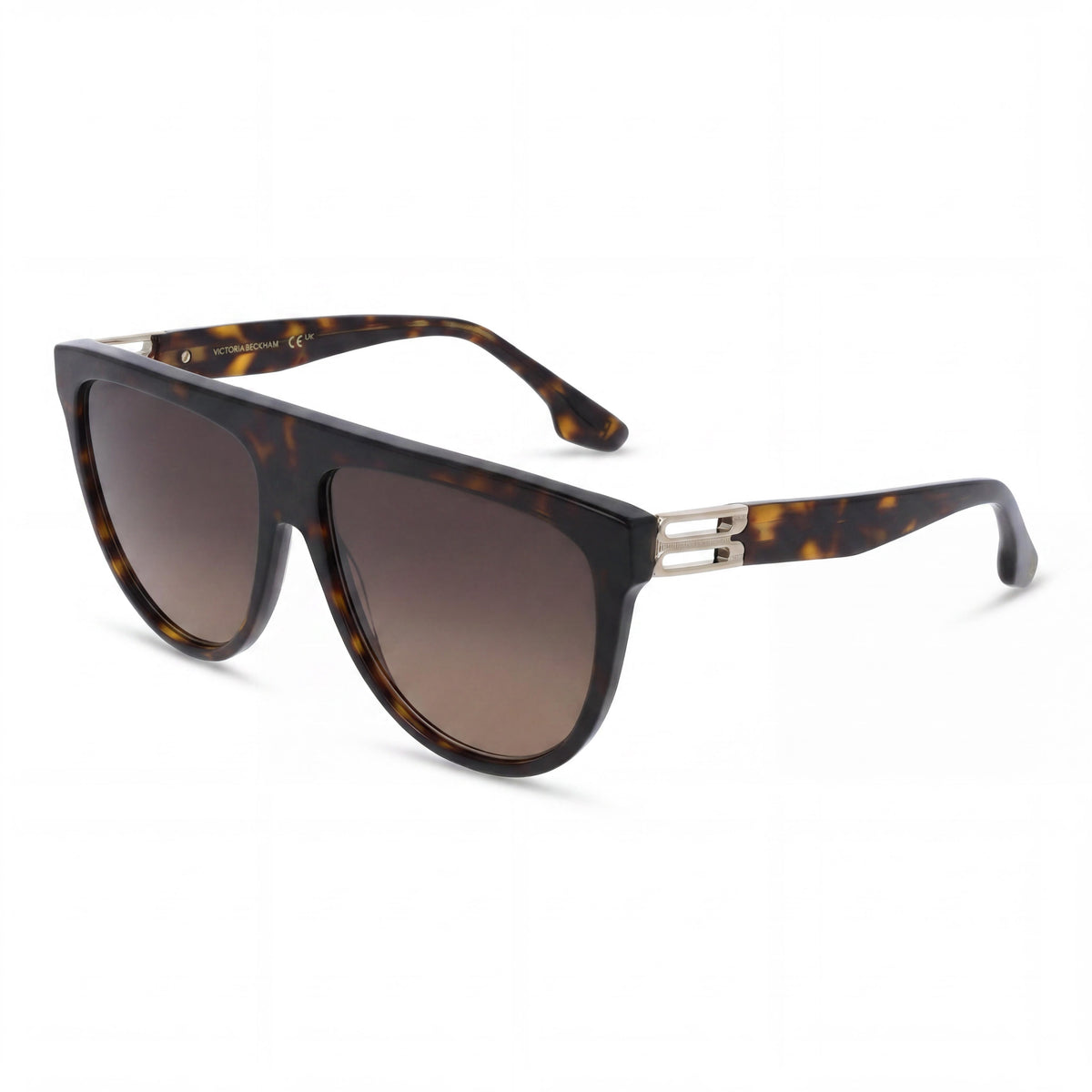 Victoria Beckham VB680S Gafas de sol rectangulares Havana para mujer, 58mm, Photo 1