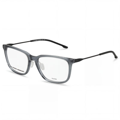 Gafas de sol Under Armour Modern para mujer, montura de acetato azul cristal, policarbonato, lentes no polarizadas, 55 mm