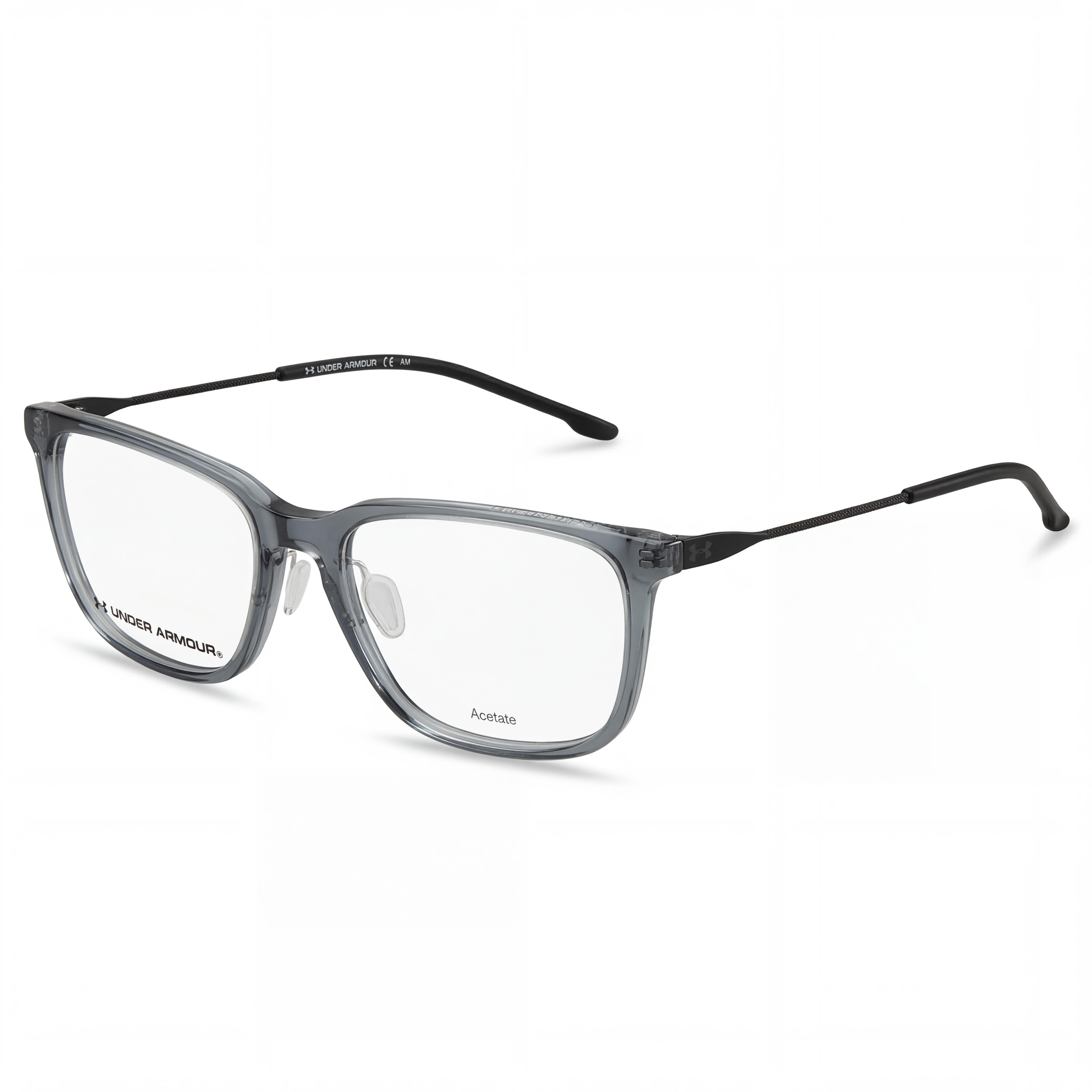 Gafas de sol Under Armour Modern para mujer, montura de acetato azul cristal, policarbonato, lentes no polarizadas, 55 mm, Photo 1