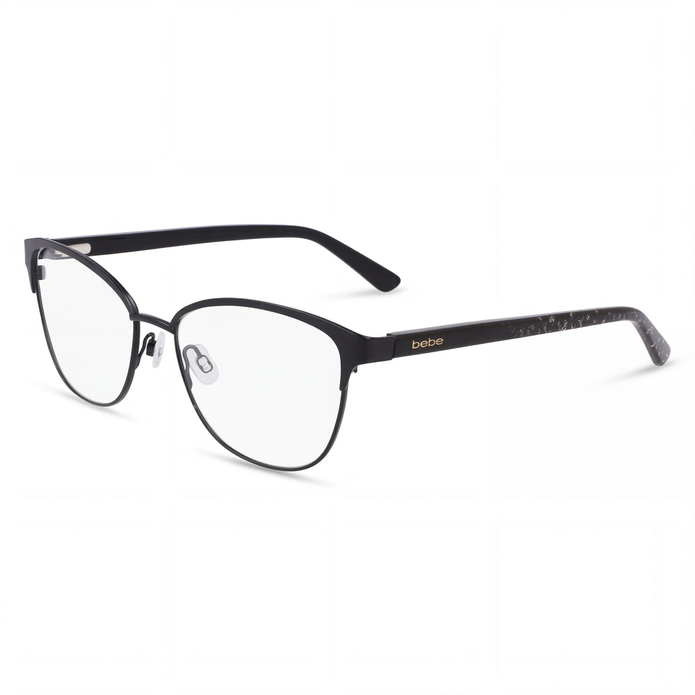 Gafas bebe Bb5202 de metal ligero para hombre con lentes de policarbonato transparente (lente 53mm, puente 16mm, patilla 140mm)