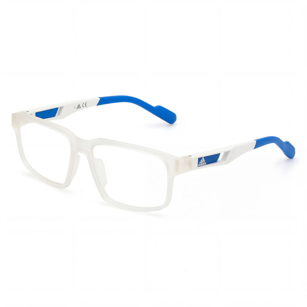 Gafas Adidas Sp5033 para hombre con montura de cristal inyectado y lentes de policarbonato transparente de 55 mm