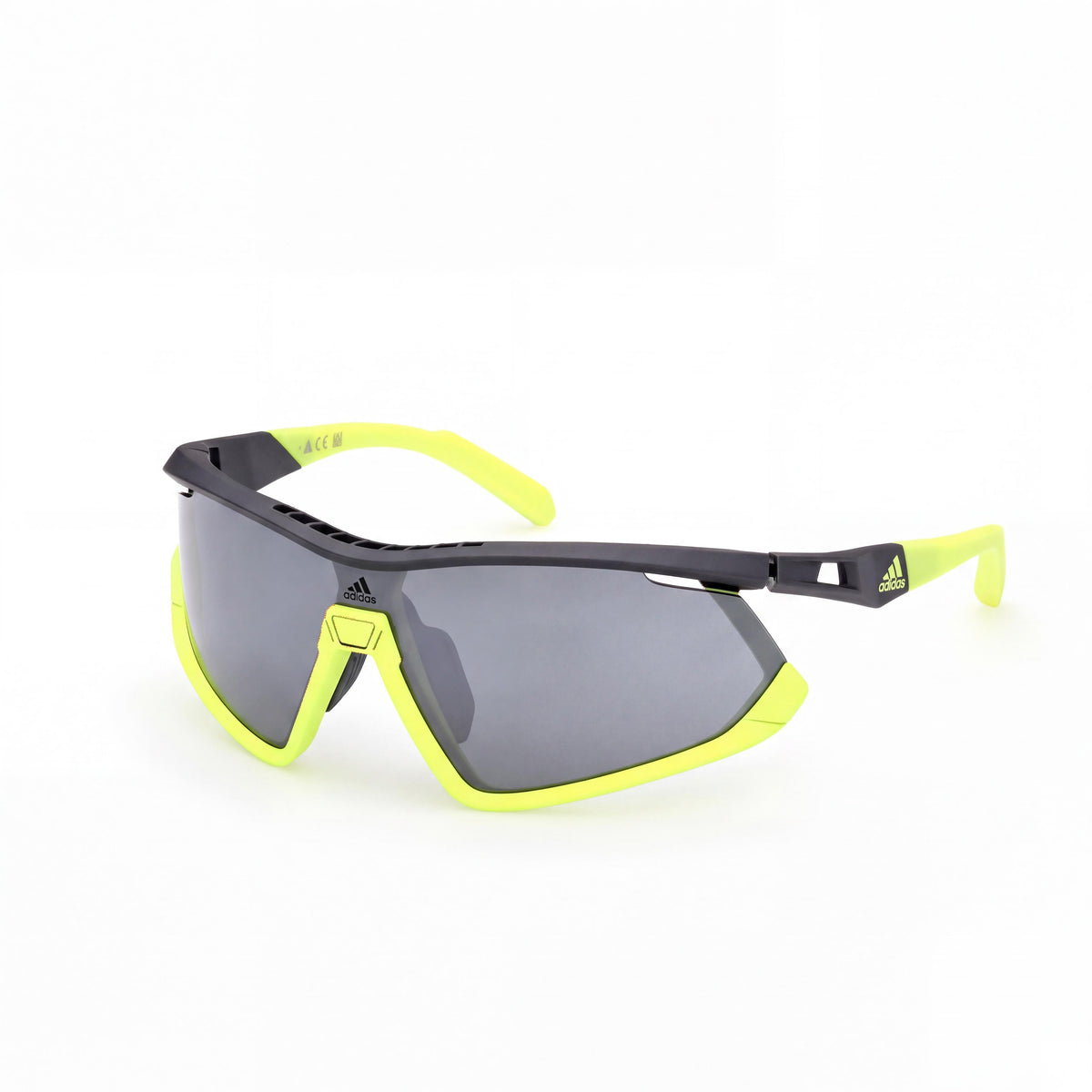 Gafas de sol para hombre adidas con montura de acetato gris y lentes grises con protección UV, Photo 1