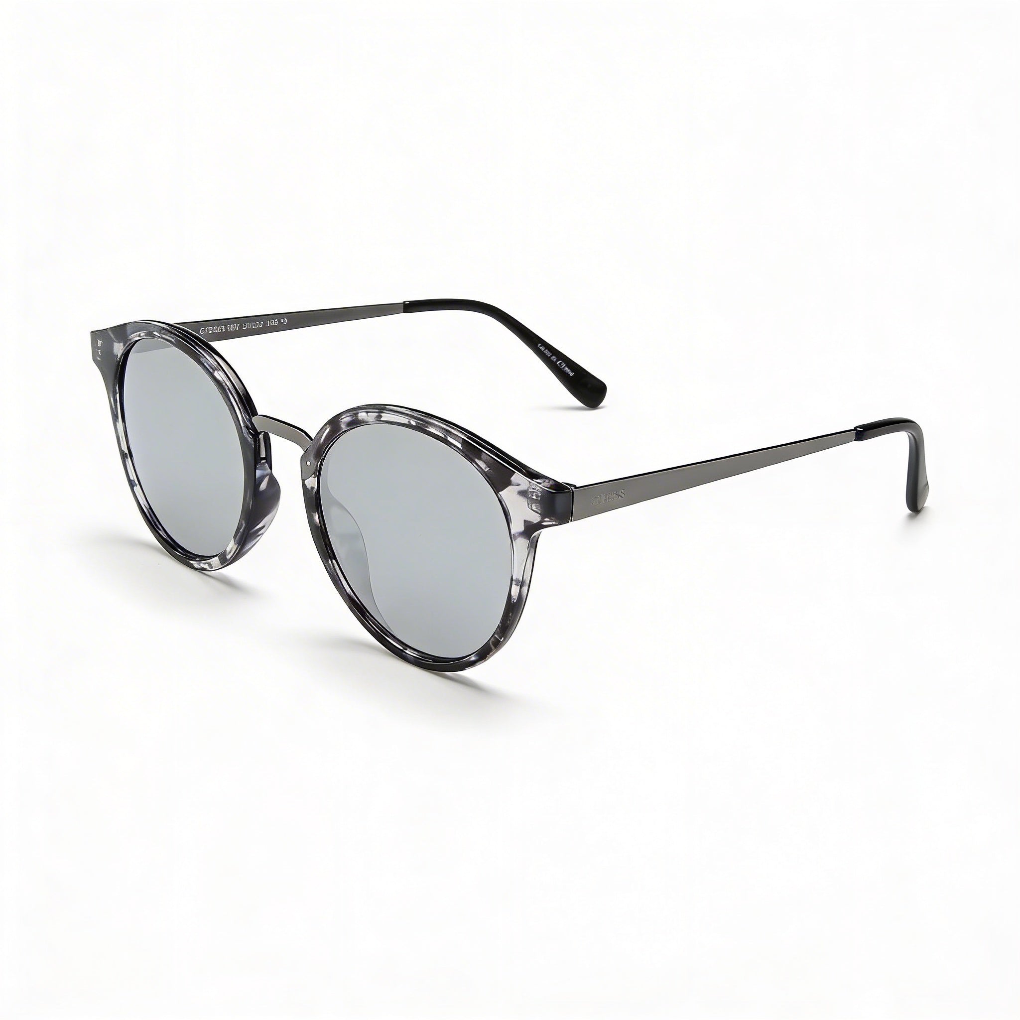Guess Classic Women's Havana Bordeaux Mirror Plastic Metal 50mm Lens 15mm Bridge 145mm Temple Sunglasses, Photo 1