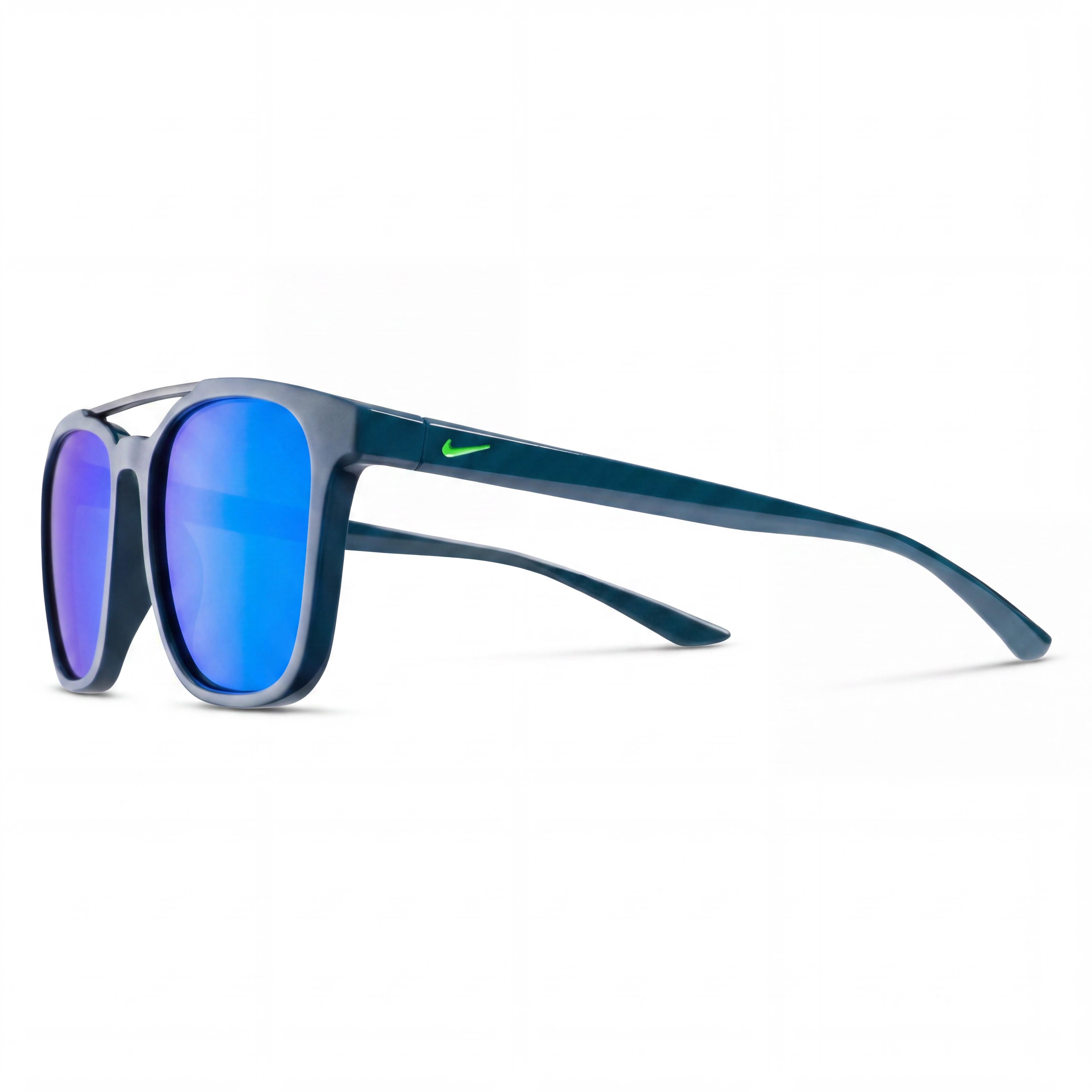 Nike Windfall Ev1208 Unisex Montura de plástico azul espacial Lentes UV con espejo azul no polarizadas 54 mm, Photo 1