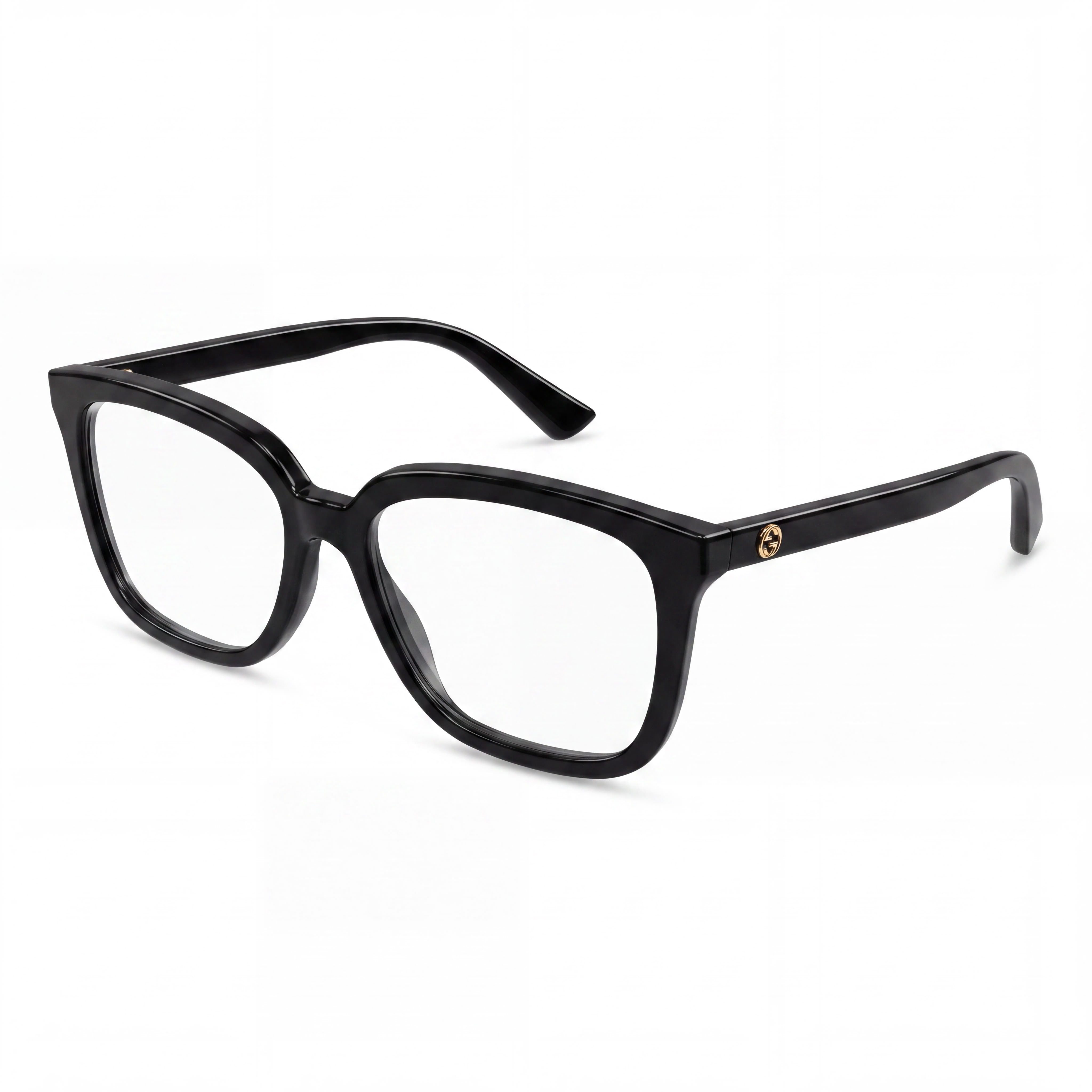 Gafas cuadradas Gucci Gg1319o 001 negras de ecoacetato para mujer 53mm, Photo 1