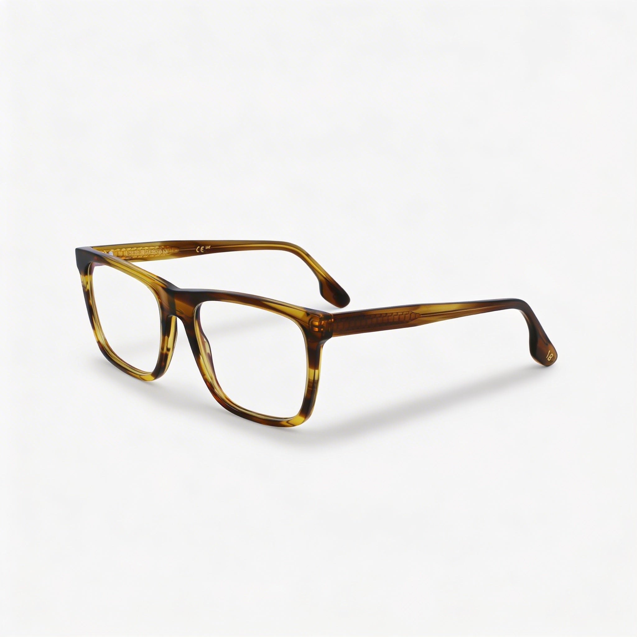 Victoria Beckham Vb2670 Women's Khaki Striped Optical Eyeglasses 53mm Lens, 17mm Bridge, 140mm Temple, Photo 1
