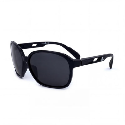Adidas Sp0013 Mujer Montura Plástica Negra Lentes de Policarbonato Gris Degradado Protección UV 62mm