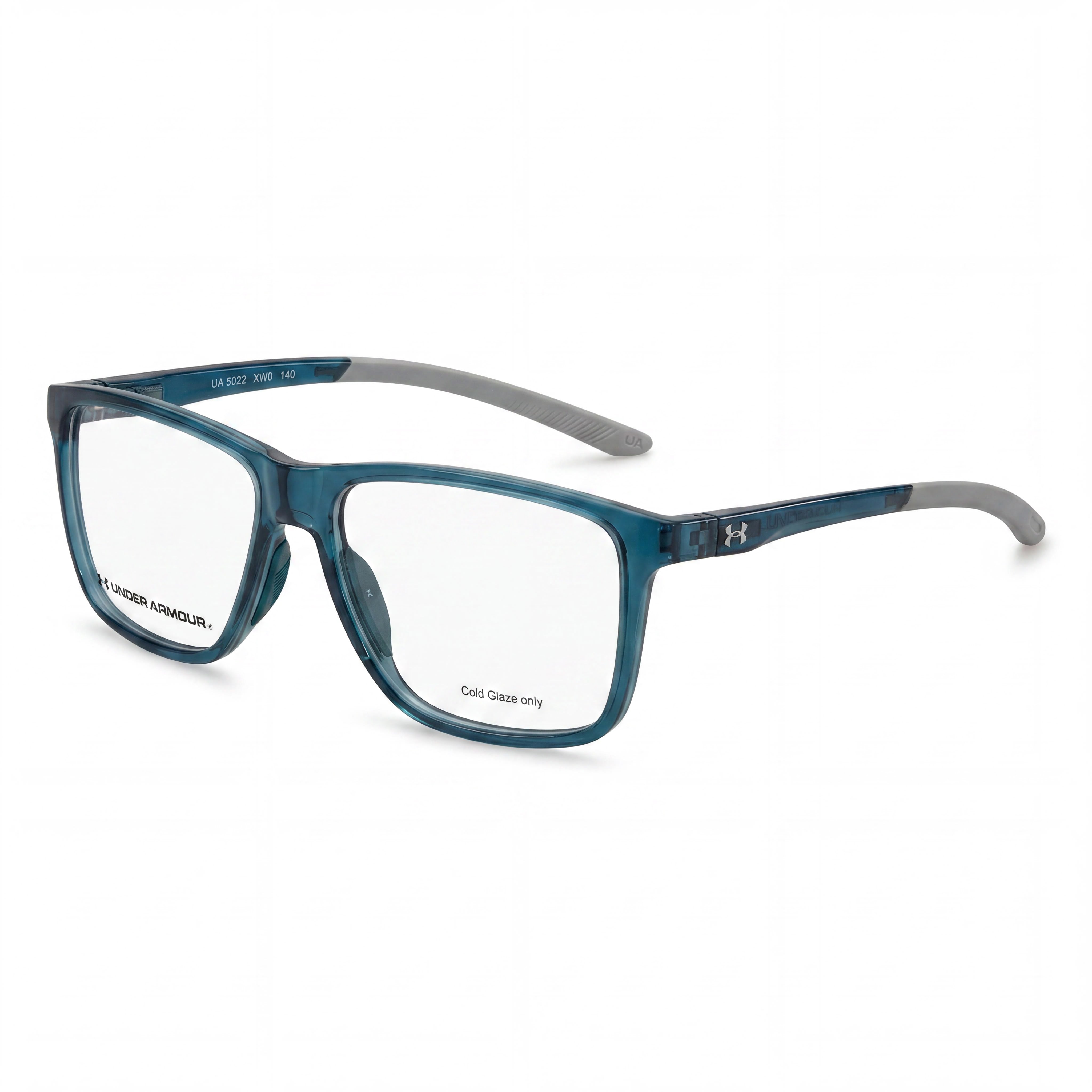 Under Armour Women's Modern Blue Grey Polyamide Frame Material, Polycarbonate Lens Sunglasses 56mm Lens Width, Photo 1