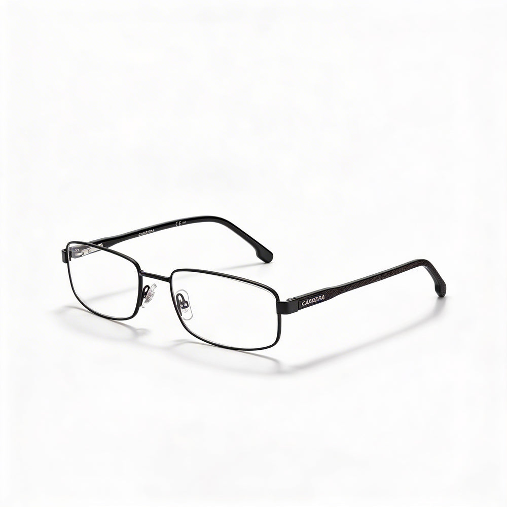 Gafas unisex Carrera Carrera 264, montura de aleación de acero negro mate, 55 mm de ancho de lente, 19 mm de puente, 140 mm de longitud de patilla