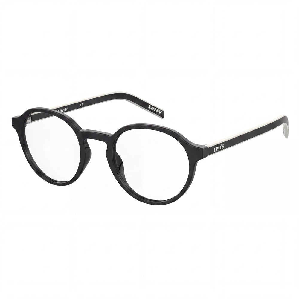 Gafas Ópticas de Hombre Levi's PANTHOS, Material de Montura ECO PMMA, Color de Montura Negro, Ancho de Lente 44.2mm