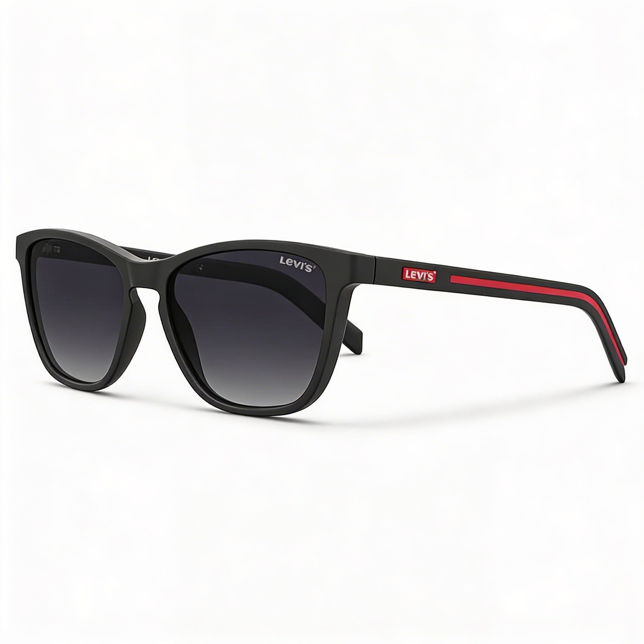 Levi's Modern Women's Eco Polyamide Matt Black UV Protection Non-Polarized Sunglasses 57mm, Photo 1