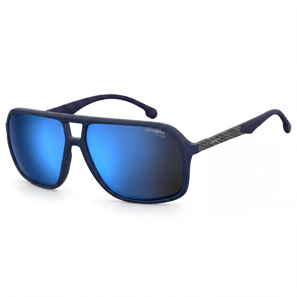 Gafas de sol Carrera Heritage Timeless Pilot de poliamida para hombre con lentes de espejo azul cielo con protección UV de 61 mm
