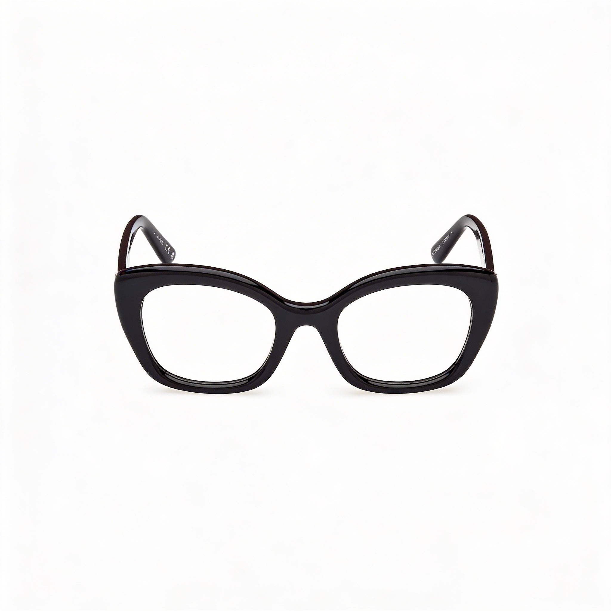 Gafas GUESS Gu50225 para mujer, montura de plástico negro brillante, lentes transparentes, 51-22-140 mm, Photo 1