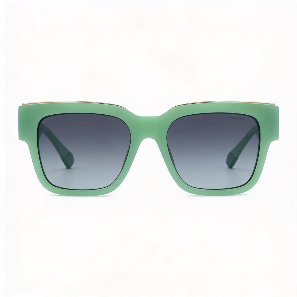 Polaroid PLD 6198/S/X Casual Unisex Green Frame Grey Lens Polycarbonate UV Protection Sunglasses 52mm